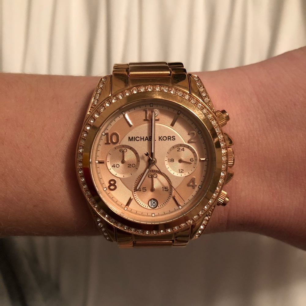 Michael Kors Rose gold watch